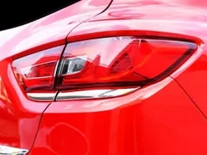 Хром на задние фонари Renault Clio IV (12-19) Hatchback 4