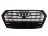 Решітка радіатора Audi Q5 II (FY; 17-21) - S-Line стиль (чорна) 1