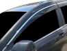Дефлектори вікон Honda CR-V V (17-22) - Hic (з хром молдингом) 2