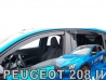 Дефлектори вікон Peugeot 208 II (19-) - Heko (вставні) 4