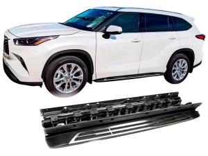 Пороги бічні Toyota Highlander IV (XU70; 20-) - OEM стиль 1