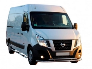 Защита передняя Renault Master III (10-) - труба двойная 2