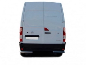 Защита задняя Nissan NV400 (10-21) - углы одинарные 4