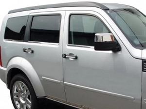 Хром нижние молдинги окон Dodge Nitro (07-12) 4