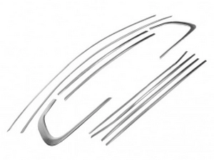 Хром полные молдинги окон BMW X6 E71 E72 (08-14) 2