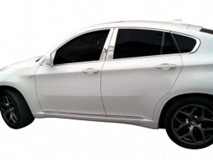 Хром повні молдинги вікон BMW X6 E71 E72 (08-14) 4