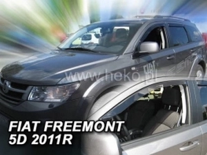 Дефлекторы окон Fiat Freemont (11-15) - Heko (вставные) 3