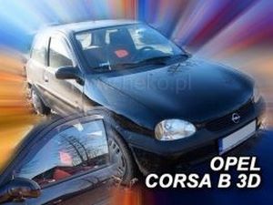 Дефлектори вікон Opel Corsa B (93-00) 3D - Heko (вставні) 3