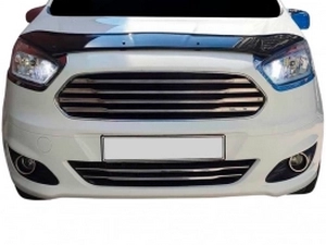 Хром накладки на решётку Ford Courier I (14-18) - 6 шт. 4