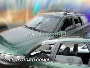 Дефлектори вікон Opel Vectra B (96-02) Універсал - Heko (вставні) 3