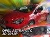 Дефлекторы окон Opel Astra J GTC (10-15) 3D - Heko (вставные)