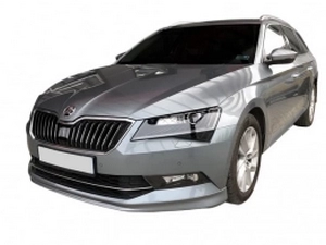 Спойлер переднього бампера Skoda Superb III (15-19) 4