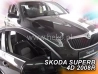 Дефлектори вікон Skoda Superb II (3T; 08-15) Седан - Heko (вставні) 3