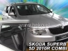 Дефлектори вікон Skoda Superb II (3T; 09-15) Універсал - Heko (вставні) 4