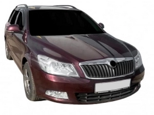 Дефлектори вікон Skoda Superb II (3T; 09-15) Універсал - Hic (накладні) 4