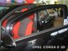 Дефлектори вікон Opel Corsa D (06-14) 3D - Heko (вставні) 3