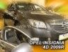 Дефлектори вікон Opel Insignia A (08-16) Sedan / Htb - Heko (вставні) 3