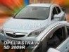 Дефлекторы окон Opel Astra J (09-15) 5D Htb - Heko (вставные)