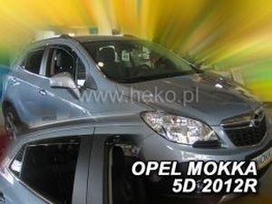 Дефлекторы окон Opel Mokka A (12-19) - Heko (вставные) 4