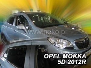 Дефлектори вікон Opel Mokka A (12-19) - Heko (вставні) 4