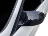 Накладки на дзеркала BMW 3 E90 / E91 LCI (08-12) - Bat стиль (чорні) 2