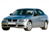 Накладки на дзеркала BMW 3 E90 / E91 LCI (08-12) - Bat стиль (чорні) 4