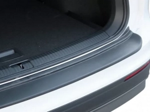 Накладка на задний бампер VW Tiguan II / Allspace (16-23) - ABS (чёрная) 2