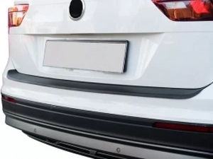 Накладка на задний бампер VW Tiguan II / Allspace (16-23) - ABS (чёрная) 4