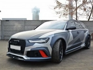 Спліттер передній Audi RS6 C7 (13-18) - V.2 8