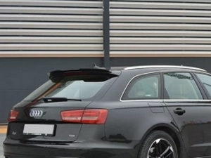 Накладка на спойлер Audi A6 C7 (11-14) Универсал - ABS 4