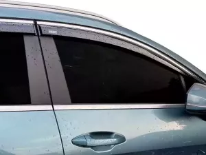Дефлектори вікон Ford Fiesta Mk7 (08-17) 5D Htb - Niken (хром молдинг) 4