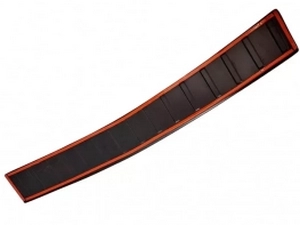 Накладка на задний бампер Peugeot 5008 II (17-23) - Nitto (ABS, черная) 3
