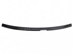 Накладка на задний бампер Audi Q7 I (4L; 05-15) - Nitto (черный хром) 2