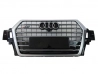 Решітка радіатора Audi Q7 II (4M; 16-20) - SQ7 стиль (срібна) 1