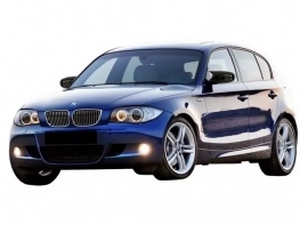 Накладки на зеркала BMW 1 E87 / E81 (04-11) - Bat стиль (чёрные) 4