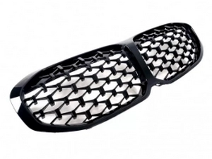 Решётка BMW 1 F40 (19-23) - Diamond (черная) 2