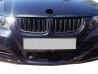 Решітка BMW 3 E90 / E91 (05-08) - подвійні ребра - чорна матова 4