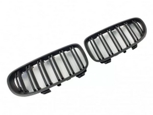 Решётка BMW E92 / E93 LCI (10-13) - двойные рёбра (матовая) 2
