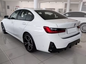 Накладка на бампер BMW 3 G20 M-пакет (18-) - Avisa (чёрная) 7