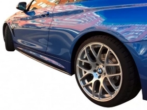 Диффузоры боковых порогов BMW 4 F32 M / M4 F82 (13-20) - чёрные глянцевые 4