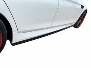 Диффузоры боковых порогов BMW 5 F10 M / M5 F10 (10-17) - чёрные глянцевые 4