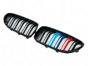 Решётка BMW 6 F06 / F12 / F13 (11-18) - цветные двойные рёбра 2