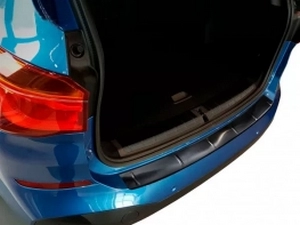 Накладка на бампер BMW X1 F48 M-Pack (15-22) - Avisa (чёрная) 3