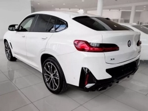 Накладка на задний бампер BMW X4 G02 M-Pack LCI (21-24) - Avisa (серебряная) 7