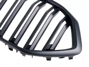 Решётка BMW X6 G06 (19-23) - двойные рёбра (матовая) 3