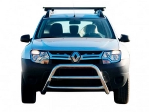 Кенгурятник Dacia Duster I (HS; 10-17) - две перемычки 2