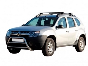 Кенгурятник Dacia Duster I (HS; 10-17) - две перемычки 3
