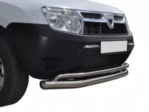 Защита передняя Dacia Duster I (HS; 10-17) - двойная труба 2