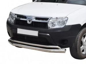 Защита передняя Dacia Duster I (HS; 10-17) - двойная труба 4