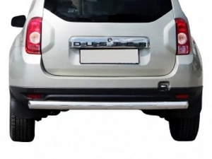 Защита задняя Dacia Duster I (HS; 10-17) - прямая труба 2